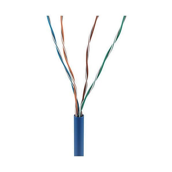 Adipro 24/4 C5E CMR/FT4 BLUE 1M BOX UL/ETL 100% COPPER - 0E-CAT5RBL