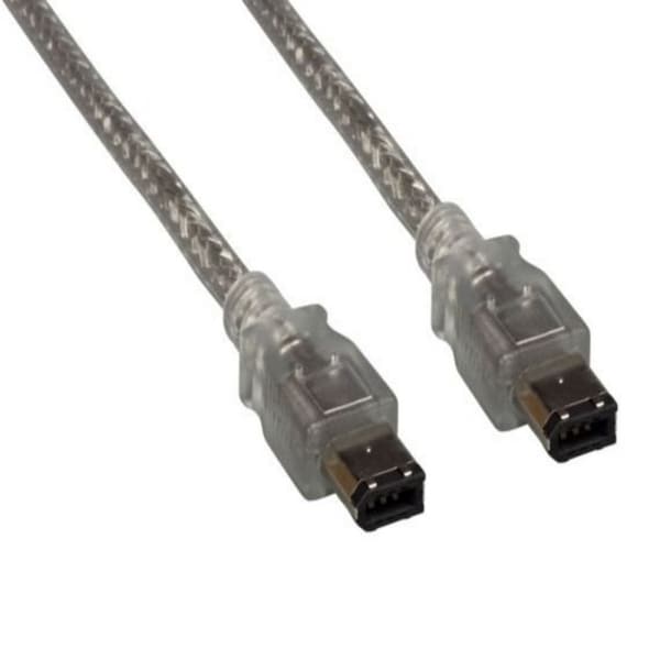 Cable Sanoxy IEEE 1394b FireWire 800 de 10 pies de 9 pines a 6 pines, transparente - FRW-IEEE-1384B-9-6-10FT-CLR