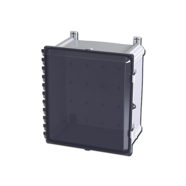 Saginaw Control & Engineering Polycarbonate Electrical Enclosures, 17.65 in H, 9.98 in D, 16.68 in W, NEMA 3R, 4, 4X, 12, 13 - SCE-1614PCW