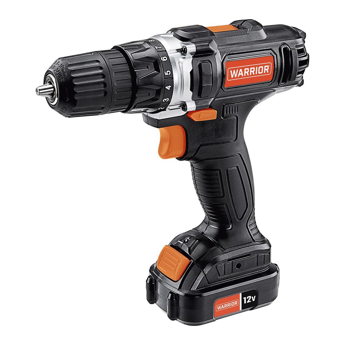 Kit de taladro inalámbrico Warrior 12V de 3/8 pulgadas con batería y cargador - 57366