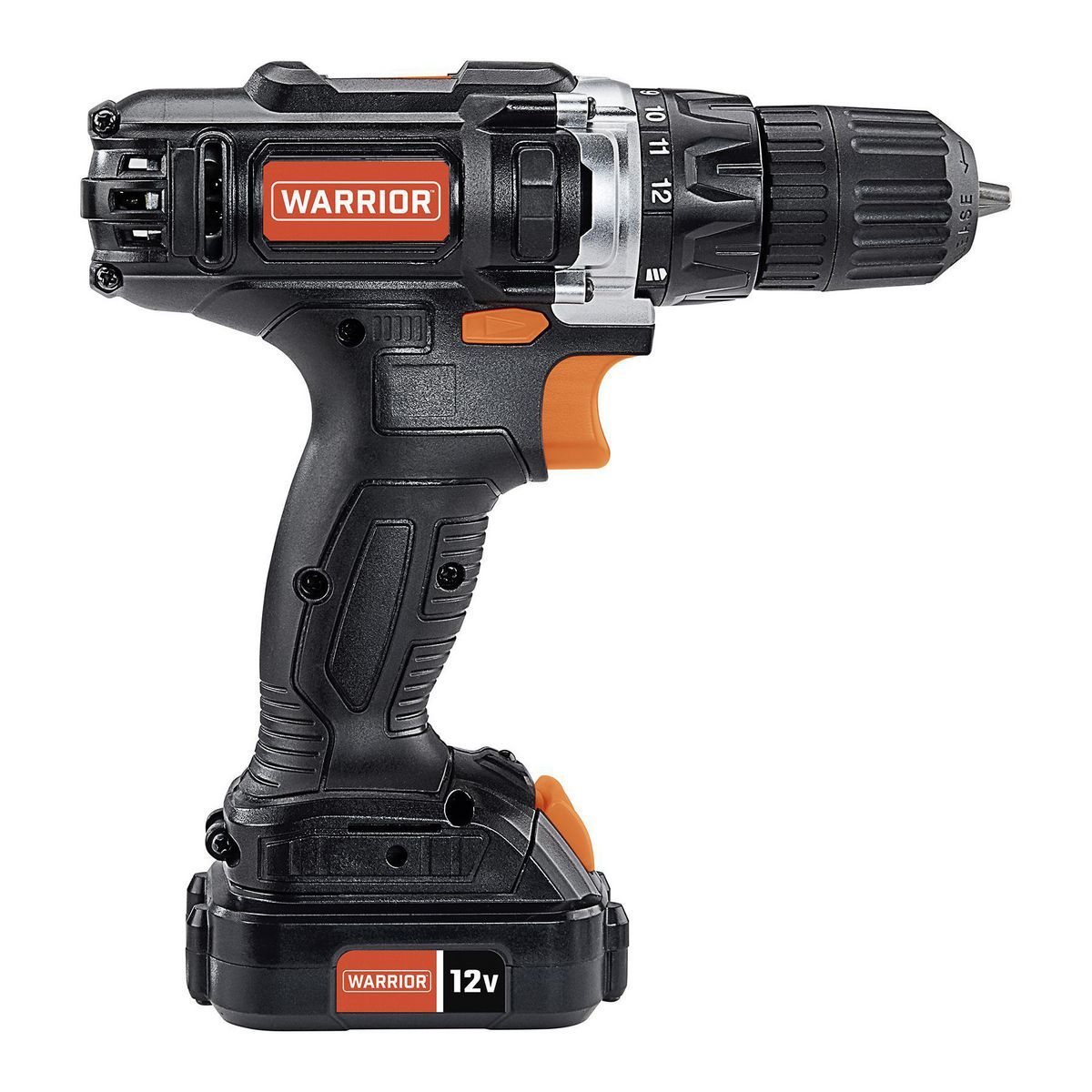Kit de taladro inalámbrico Warrior 12V de 3/8 pulgadas con batería y cargador - 57366