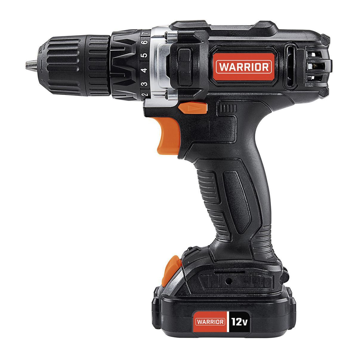 Kit de taladro inalámbrico Warrior 12V de 3/8 pulgadas con batería y cargador - 57366