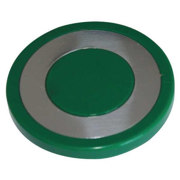 Eaton Mushroom Head, 30mm, Verde, Plástico - 10250TB61