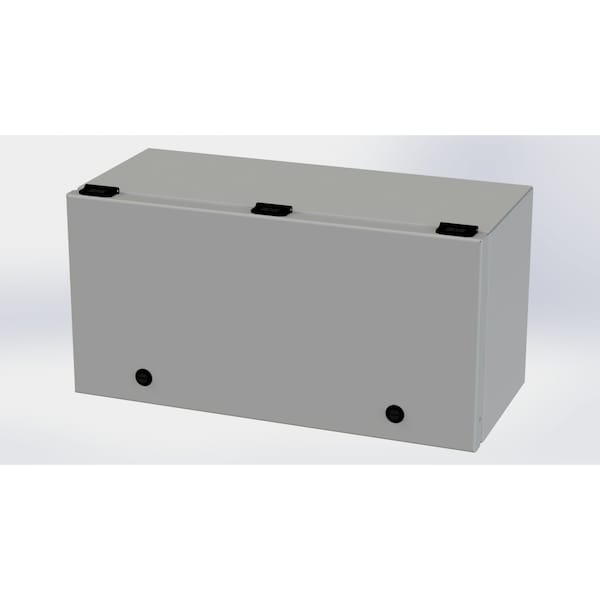 Saginaw Control & Engineering Carbon Steel Electrical Enclosures, 9 in H, 8 in D, 18 in W, NEMA 3R, 4, 12, 13, Hinged - SCE-L9188ELJ