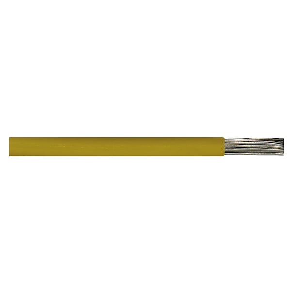 Alpha Wire Hookup Wire, 20 AWG, Yellow - A6714-4