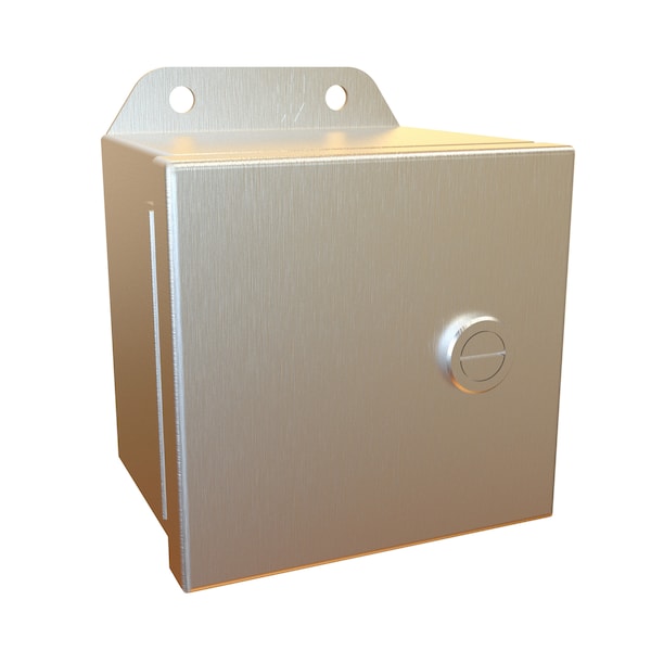 Hammond 316 Stainless Steel Electrical Enclosures, 4 in H, 3 in D, 4 in W, NEMA 4X, Hinged - EJ443S16