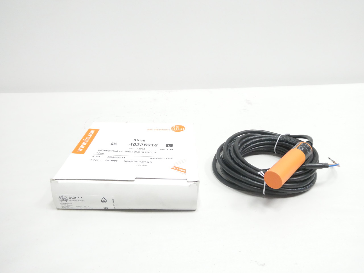 IFM EFECTOR IA0017 IA-2010-ABOA/6M 20-250V-AC 20-250V-DC PROXIMITY ...