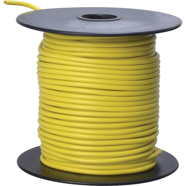 Road Power 100 Ft. 16 Ga. PVC-Coated Primary Wire, Yellow - 55668323