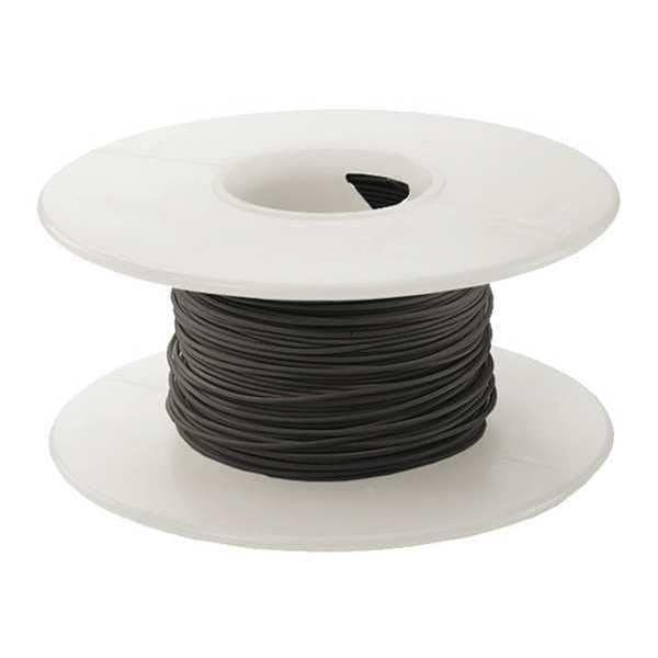 Alambre de envoltura en carrete de Ok Industries, calibre 30, negro, Kynar(R) KSW, 1,000 ft - KSW30BLK-1000