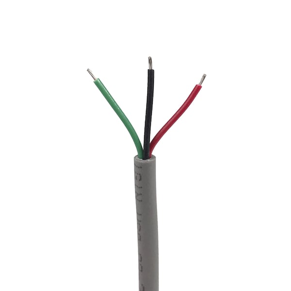 Remington Industries 22 AWG 3 Conductor CMG Communication Cable, 300V, Unshielded, 10 ft Length - CMG2203-10