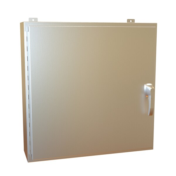 Hammond 304 Stainless Steel Electrical Enclosures, 30 in H, 8 in D, 30 in W, NEMA 4X, Hinged - HW30308SSHK