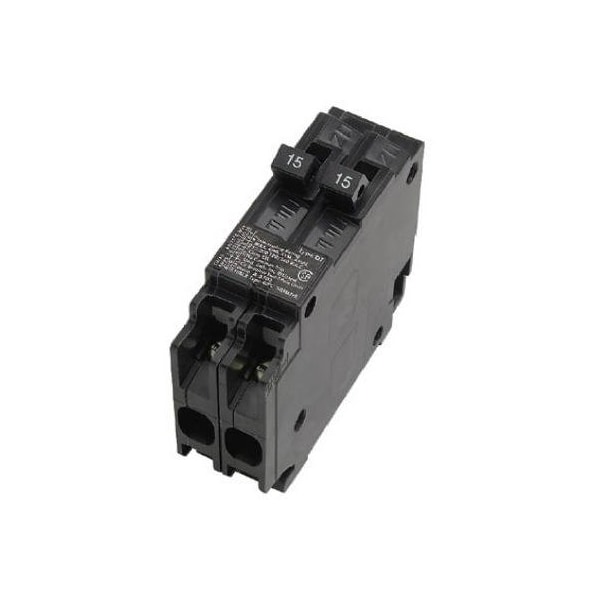 Connecticut Electric Circuit Breaker, QT Series, 20/20A, 2x1 Pole, 120V AC, 10kA - VPKICBQ2020
