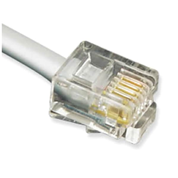 Cablesys GCLB888007 7FT Flat Line Cord 8P8C SILVER - 51283-001