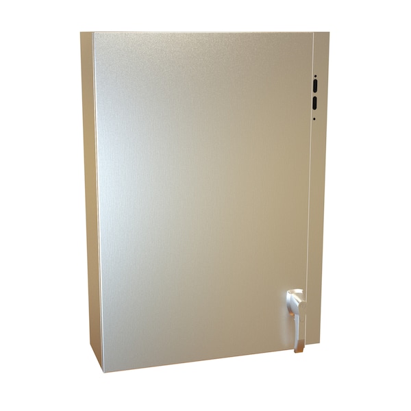Hammond 304 Stainless Steel Electrical Enclosures, 36 in H, 8 in D, 26 in W, NEMA 4X, Hinged - EN4DSC36268SS