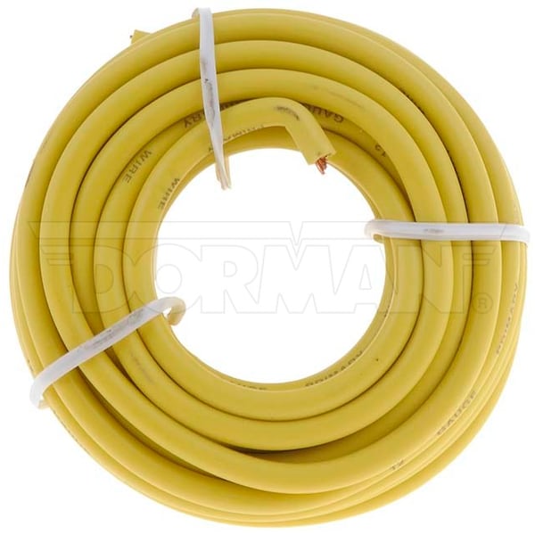 Motormite 12 Gauge Yellow Primary Wire- Card, 85714 - 85714