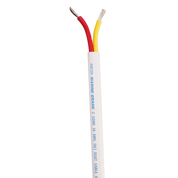Ancor Safety Duplex Cable - 16/2 - 2x1mm - Red/Yellow - Sold By The Foot - 1247-FT