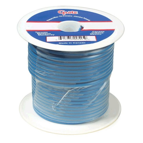 Grote Primary Wire, 18 Gauge, Blue, 1000ft.Spool - 88-9010