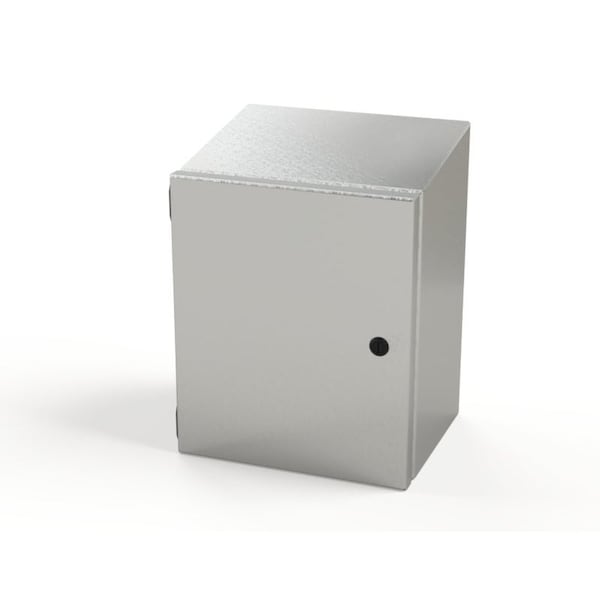 Saginaw Control & Engineering Stainless Steel Electrical Enclosures, 12 in H, 8 in D, 10 in W, NEMA 3R, 4, 4X, 12, 13, Hinged - SCE-12108ELJSSST