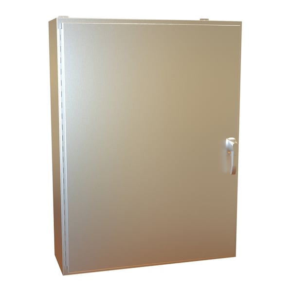 Hammond 304 Stainless Steel Electrical Enclosures, 48 in H, 12 in D, 36 in W, NEMA 4X, Hinged - HW483612SSHK