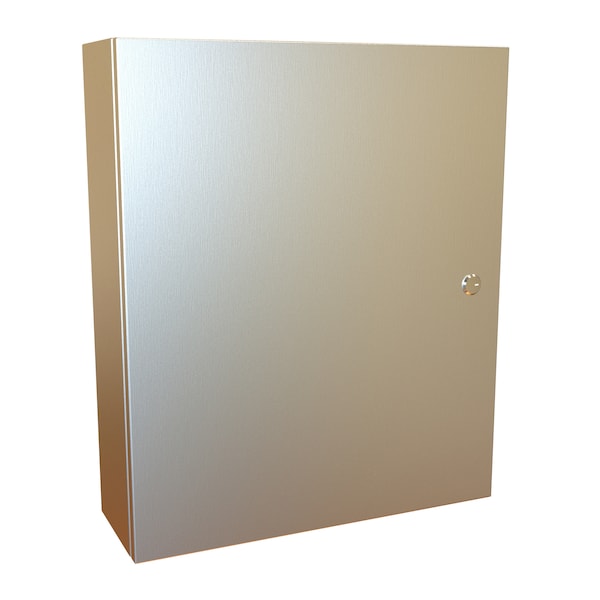Hammond 304 Stainless Steel Electrical Enclosures, 24 in H, 6 in D, 20 in W, NEMA 4X, Hinged - EN4SD24206SS