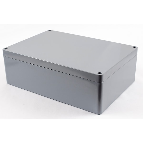 Hammond Aluminum Electrical Enclosures, 13.01 in H, 4.43 in D, 9.07 in W, NEMA 4, 4X, 6, 6P, 12, 13 - 1590Z235GY