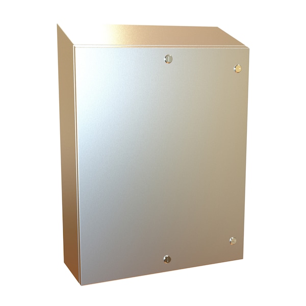 Hammond 304 Stainless Steel Electrical Enclosures, 30 in H, 8 in D, 24 in W, NEMA 4X, Hinged - ST302408SS