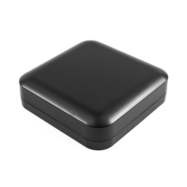 Hammond Polycarbonate Electrical Enclosures, 6.3 in H, 1.77 in D, 6.3 in W, NEMA 4, 4X, 6, 6P, 12, 13 - 1557F2BK