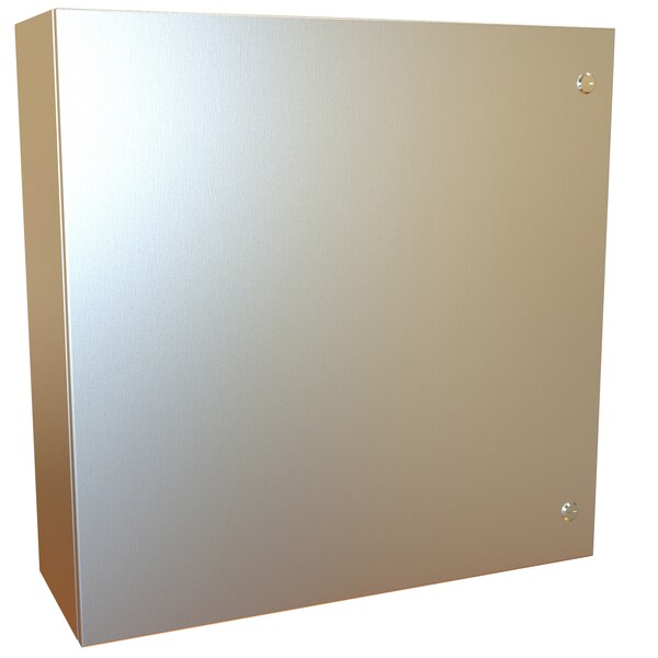 Hammond 304 Stainless Steel Electrical Enclosures, 30 in H, 10 in D, 30 in W, NEMA 4X, Hinged - EN4SD303010SS