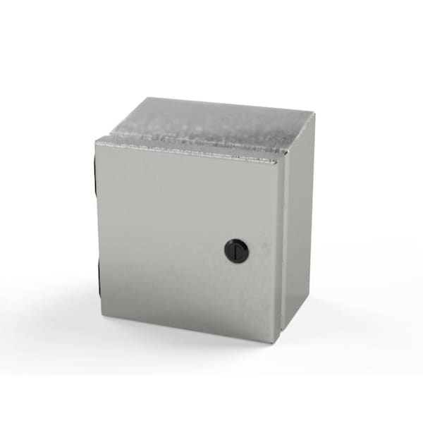 Saginaw Control & Engineering Stainless Steel Electrical Enclosures, 6 in H, 4 in D, 6 in W, NEMA 3R, 4, 4X, 12, 13, Hinged - SCE-606ELJSSST