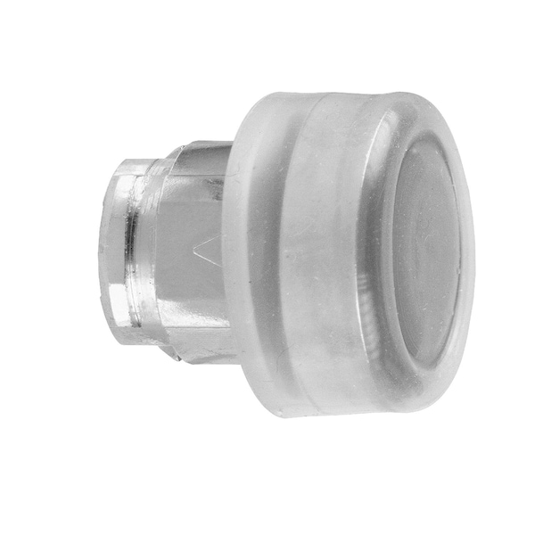 Schneider Electric Cabezal para botón de pulsador no iluminado, Harmony XB4, metal, protruyente, negro, 22mm, retorno por resorte, con cubierta, sin marcar - ZB4BP2
