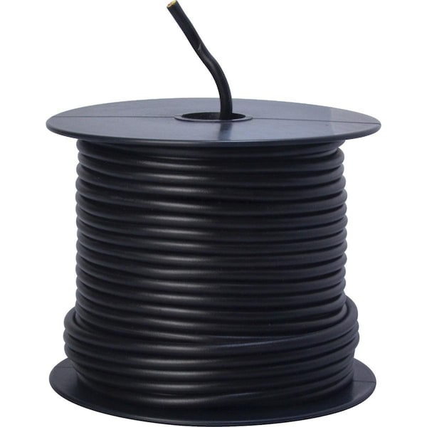 Road Power 100 Ft. 12 Ga. PVC-Coated Primary Wire, Black - 55671323