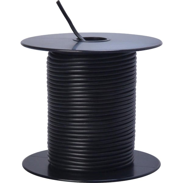 Road Power 100 Ft. 18 Ga. PVC-Coated Primary Wire, Black - 55667323