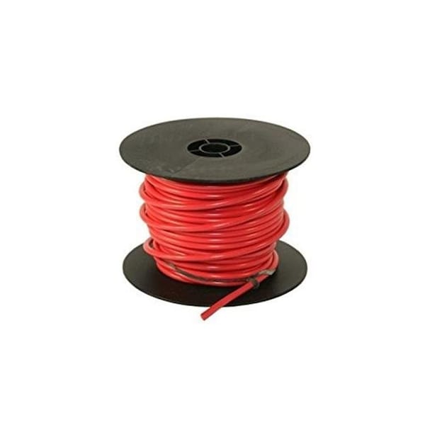 East Penn East Penn E6B-2550 100 ft. Copper Primary Wire; Red - 8 Gauge - E6B-2550