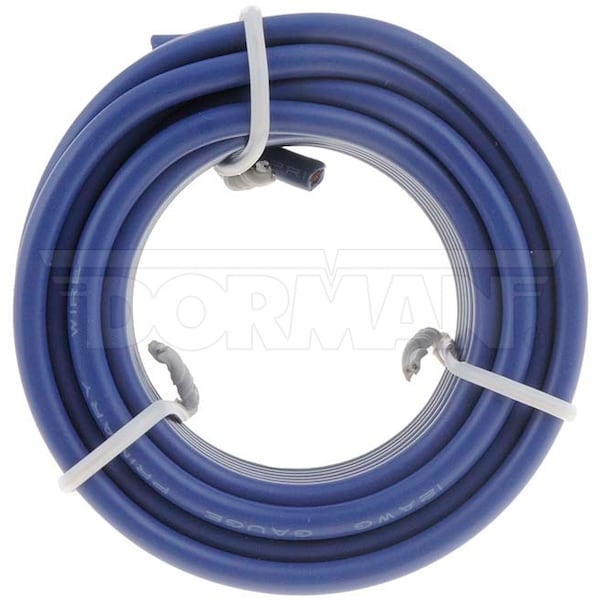 Motormite 12 Gauge Blue Primary Wire- Card, 85712 - 85712