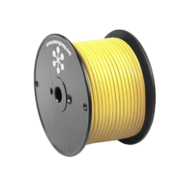 Pacer Group Pacer Yellow 8 AWG Primary Wire, 100' - WUL8YL-100