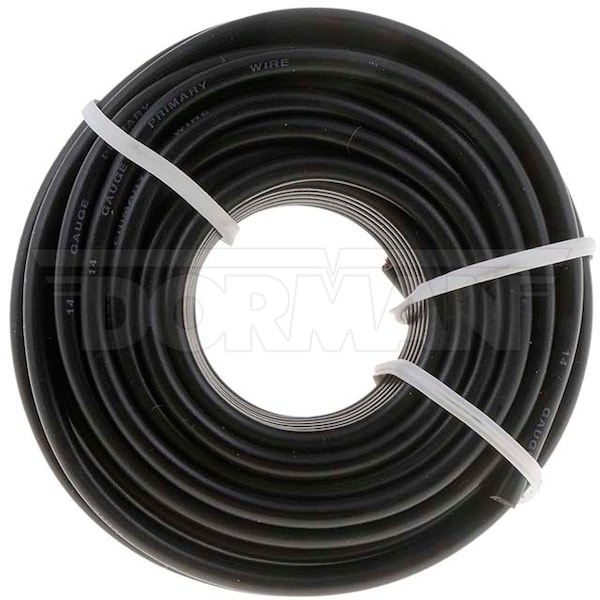 Motormite 14 Gauge Black Primary Wire- Card, 85718 - 85718