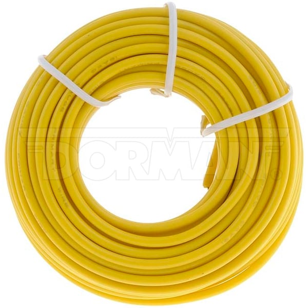Motormite 18 Gauge Yellow Primary Wire- Card, 85738 - 85738