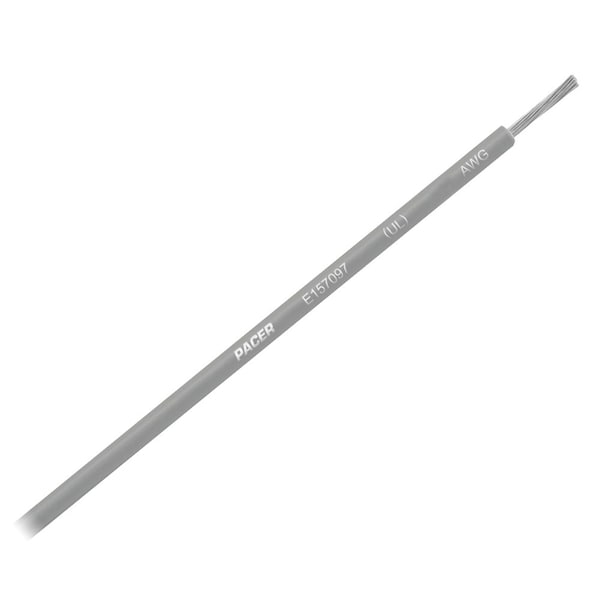 Pacer Group Pacer Grey 14 AWG Primary Wire, 25' - WUL14GY-25