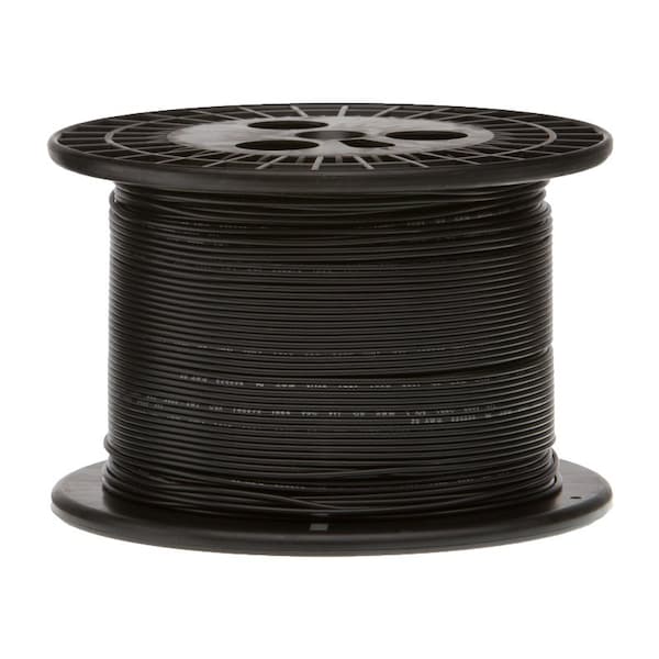 Remington Industries Hookup Wire, 20 AWG, Black, 250 ft - 20UL3173STRBLA250