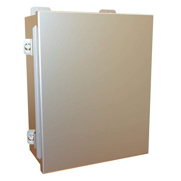 Hammond 304 Stainless Steel Electrical Enclosures, 10 in H, 4 in D, 8 in W, NEMA 4X, Lift Off - 1414N4SSI