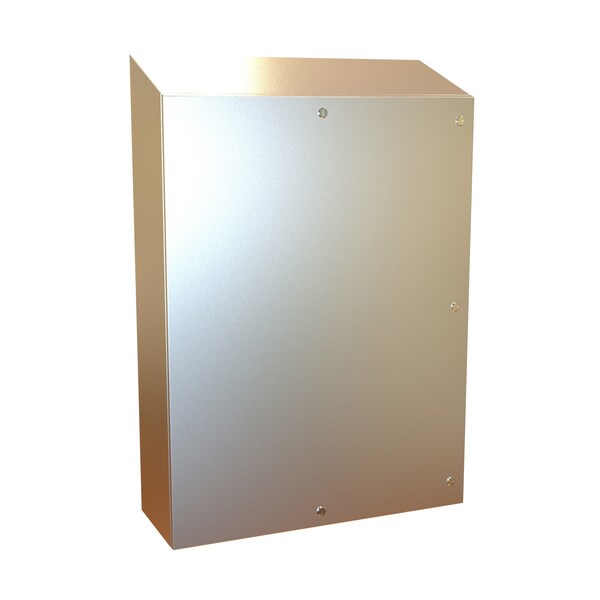 Hammond 304 Stainless Steel Electrical Enclosures, 48 in H, 12 in D, 36 in W, NEMA 4X, Hinged - ST483612SS