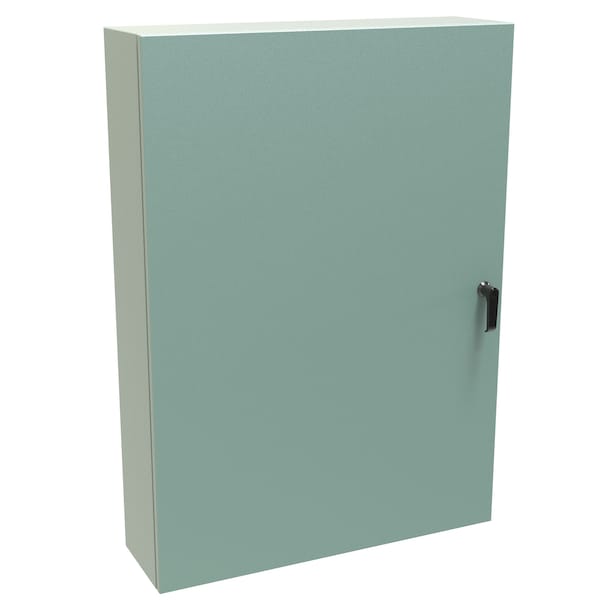 Hammond Steel Electrical Enclosures, 42 in H, 8 in D, 30 in W, NEMA 4, Hinged - EN4SD42308GY