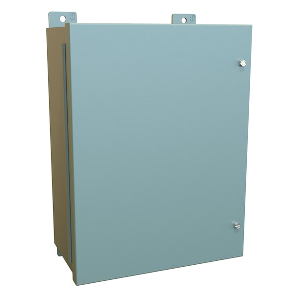 Hammond Steel Electrical Enclosures, 16 in H, 7 in D, 12 in W, NEMA 12, Hinged - 1418JB7
