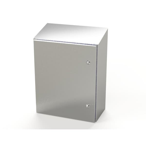 Saginaw Control & Engineering 304 Stainless Steel Electrical Enclosures, 24 in H, 10 in D, 20 in W, NEMA 3R, 4, 4X, 12, 13 - SCE-24K2010SSST