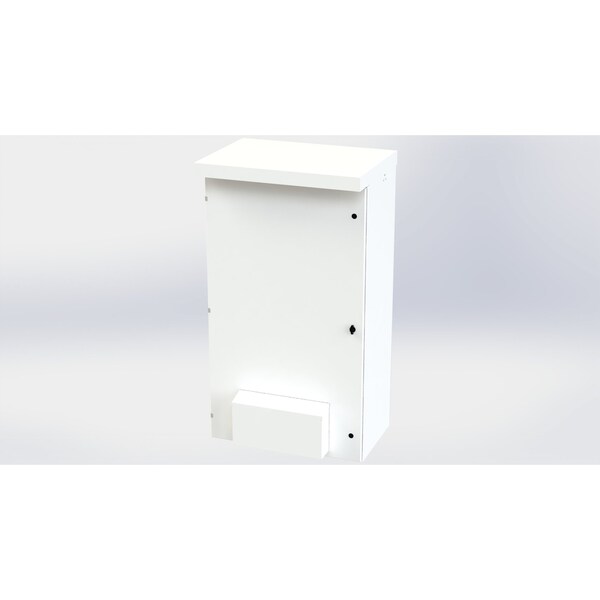 Saginaw Control & Engineering Galvanized Steel Electrical Enclosures, 65 in H, 20 in D, 36 in W, NEMA 3R, Hinged - SCE-65VR3620