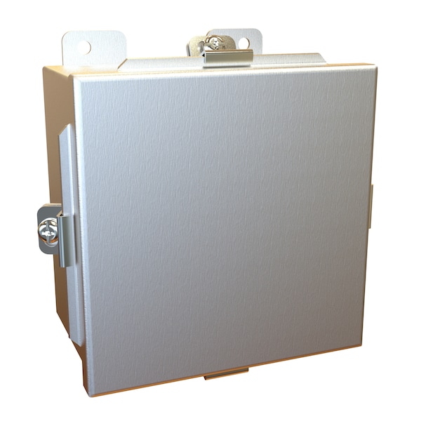 Hammond Aluminum Electrical Enclosures, 6 in H, 4 in D, 6 in W, NEMA 4X, Lift Off - 1414N4ALE