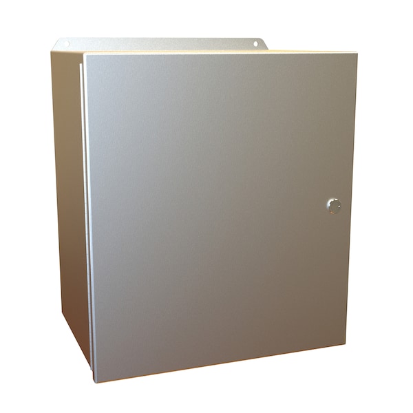 Hammond Aluminum Electrical Enclosures, 16 in H, 10 in D, 14 in W, NEMA 4X, Hinged - EJ161410AL