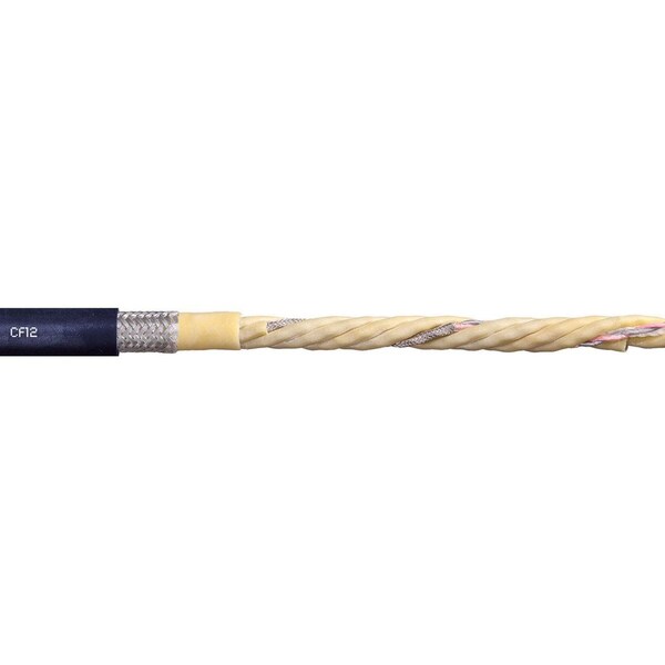 Chainflex Data Cable, TPE, 0.89 in dia, Steel Blue - CF12-05-14-02