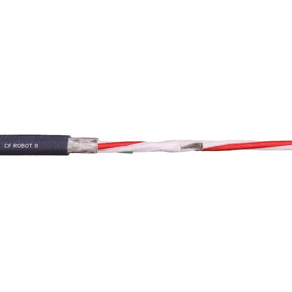 Chainflex Bus Cable, PUR, 50 V, 0.3 in dia, Blue - CFROBOT8-022