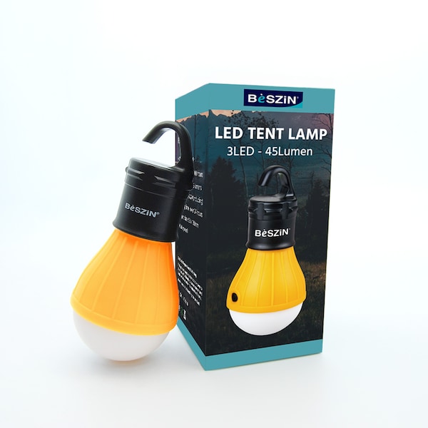 Bestlink Netware Soft Light Indoor/Outdoor LED Hanging Camping Lantern with Batteries - 430409